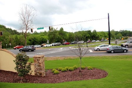GA 400 northern terminus in Lumpkin County, April 2017