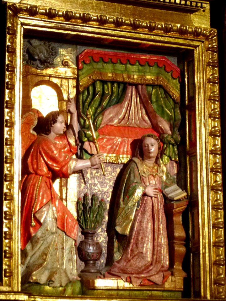 Güeñes - Iglesia de Santa María, retablo mayor 03