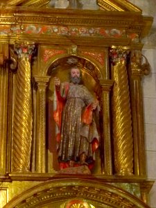Güeñes - Iglesia de Santa María, retablo mayor 08