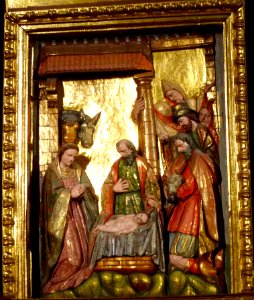 Güeñes - Iglesia de Santa María, retablo mayor 04
