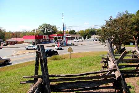 GA SR 52ALT and GA SR 225 intersection, Murray County, GA Sept 2017