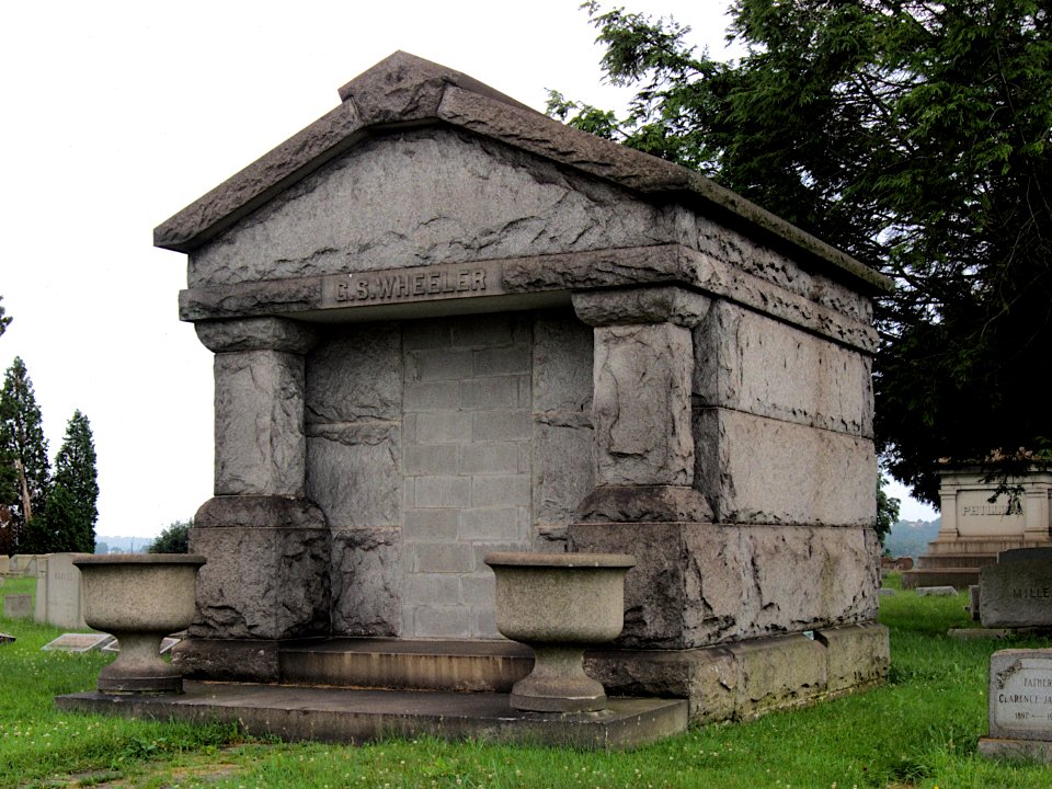 G. S. Wheeler Mausoleum, South Side Cemetery, 2019-07-08, 01