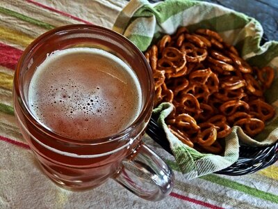 Pretzels beverage bar