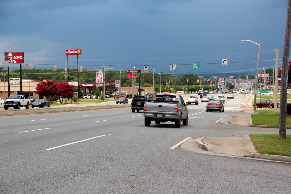 GA SR 53 in Calhoun, GA July 2017