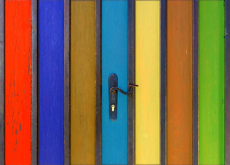 Door goal colorful