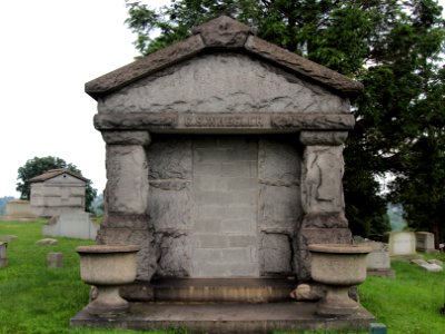 G. S. Wheeler Mausoleum, South Side Cemetery, 2019-07-08, 02