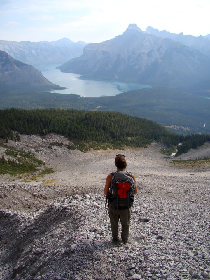 Alberta landscape rocky photo