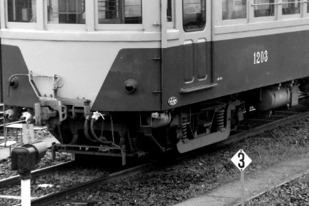 Fukushima Kotsu MOHA 1203 EMU bogie truck