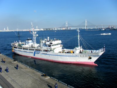 Fukushima maru5 a fishery training vessel of Fukushima Prefectual Board of Education