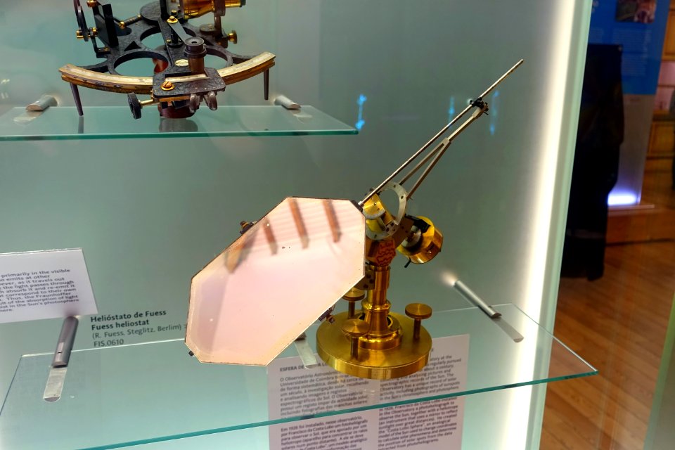 Fuess heliostat, R. Fuess, Steglitz, Berlin - Museu da Ciência da Universidade de Coimbra - University of Coimbra - Coimbra, Portugal - DSC09084