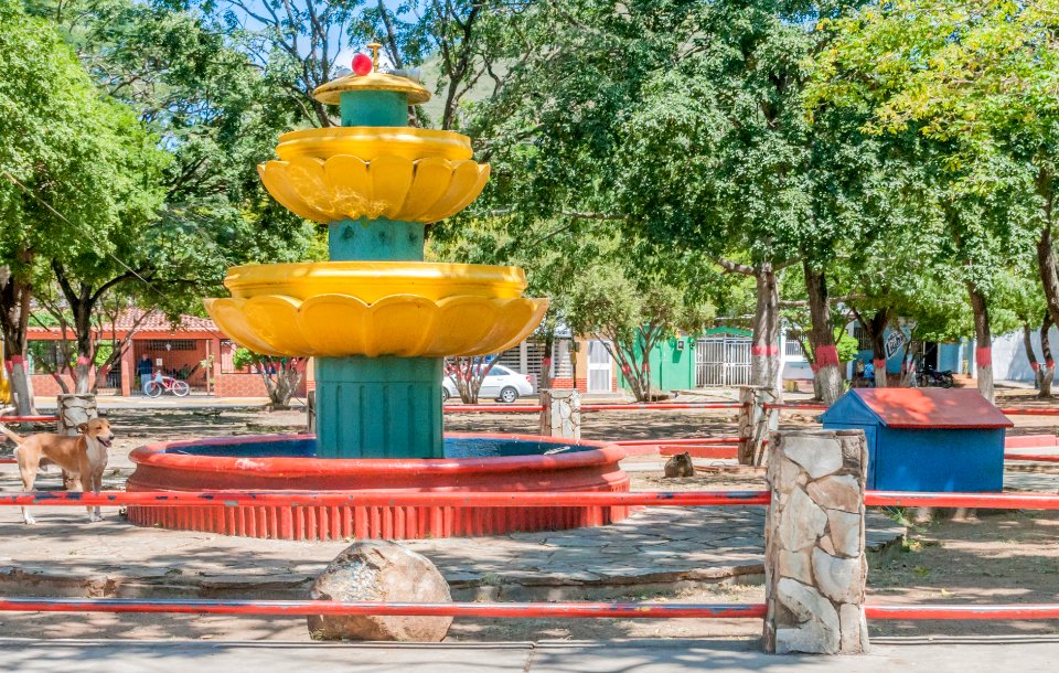 Fuente en plaza de Santa Ana, Isla de Margarita
