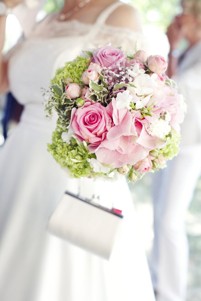 Flowers love bridal bouquet photo