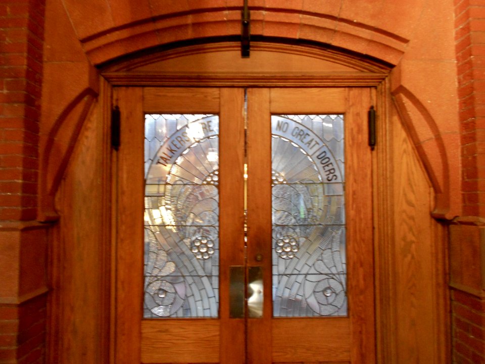 Furness Lib door talkers doers UPenn