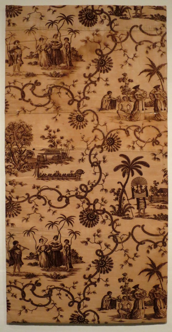 Furnishing fabric c. 1785, Honolulu Museum of Art accession 4169