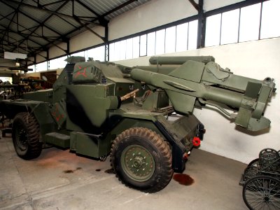 FV1620 Humber Hornet (FV1620, Truck 1 ton, air portable, launcher, Hornet in the Musée des Blindés, France, pic-3