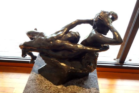 Fugit Amor (Fugitive Love) by Auguste Rodin, view 2, before 1887, bronze - National Museum of Western Art, Tokyo - DSC08390