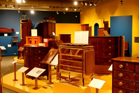 Furniture exhibits - Flynt Center of Early New England Life - Deerfield, Massachusetts - DSC04853