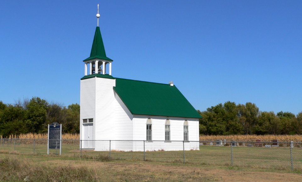 Furnas County Norwegian Lutheran Church from SW 2