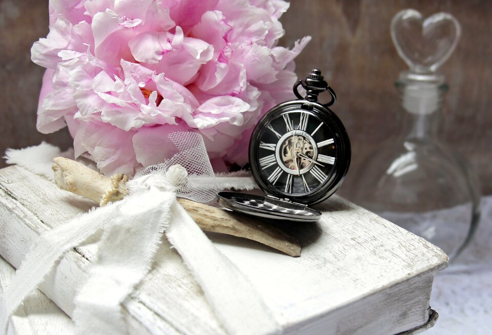 Flacon heart bottle worn