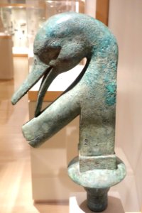 Furniture Fragment - Egypt, perhaps Ptolemaic Period, 305-30 BC, bronze - Brooklyn Museum - Brooklyn, NY - DSC08786