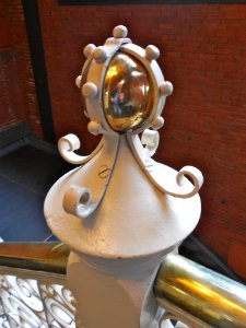 Furness Lib bannister knob UPenn