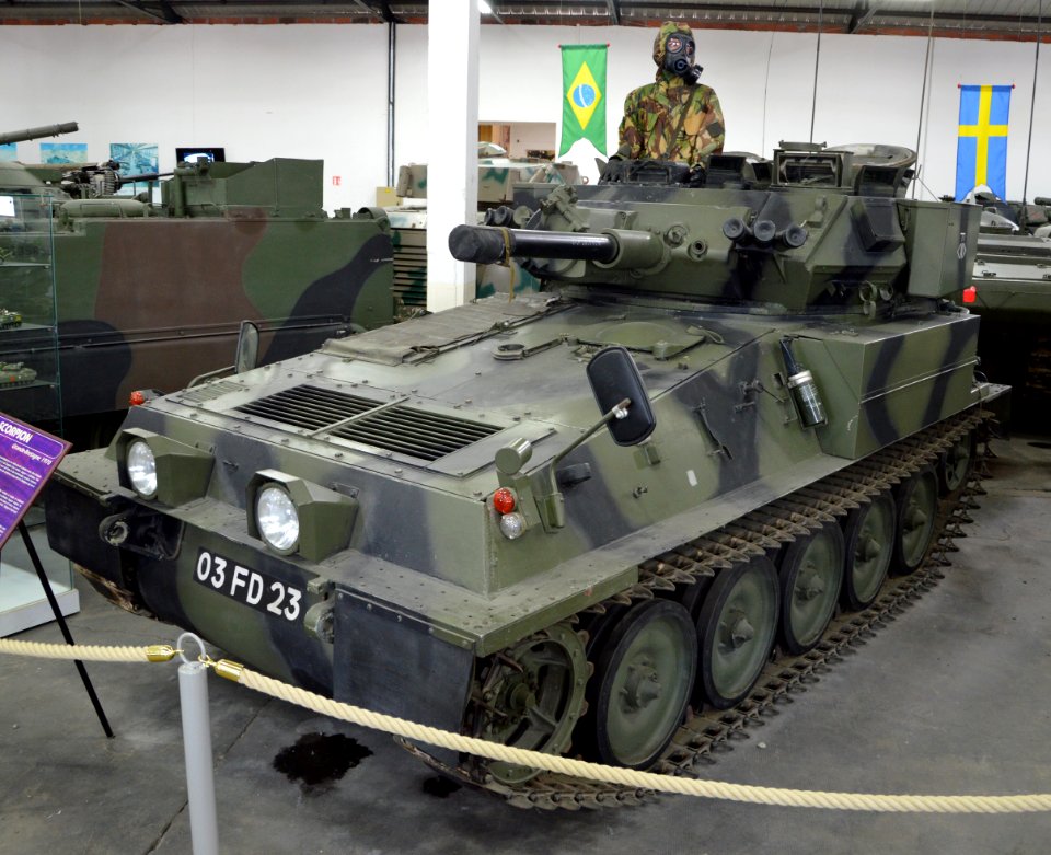 FV101 Scorpion in the Musée des Blindés