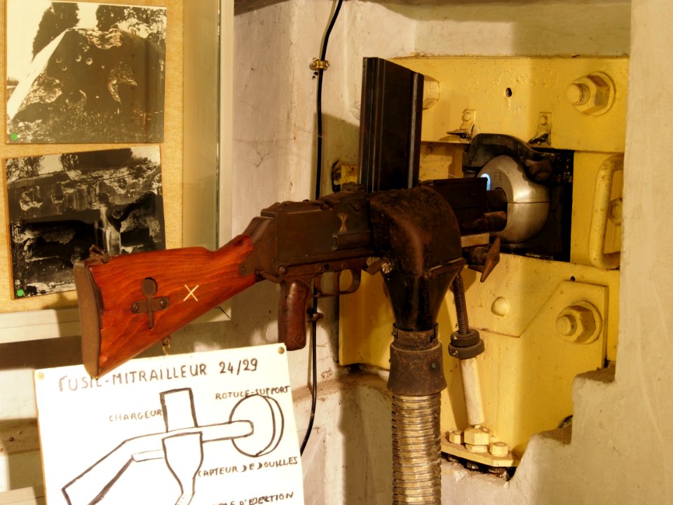 Fusil-Mitrailleur 24,29 photo 1, Casemate 35-3 - Marckolsheim
