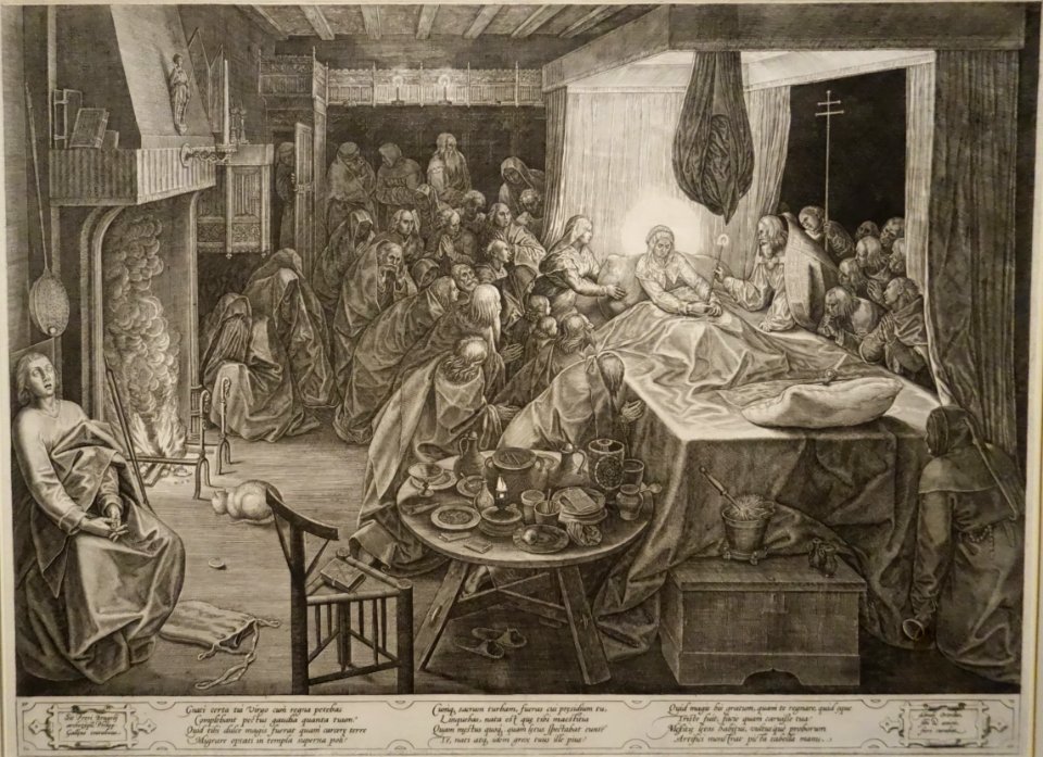 Galle after Bruegel, Death of the Virgin, 1574