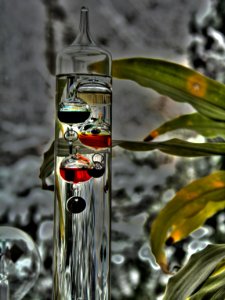 Galileo-Thermometer HDR