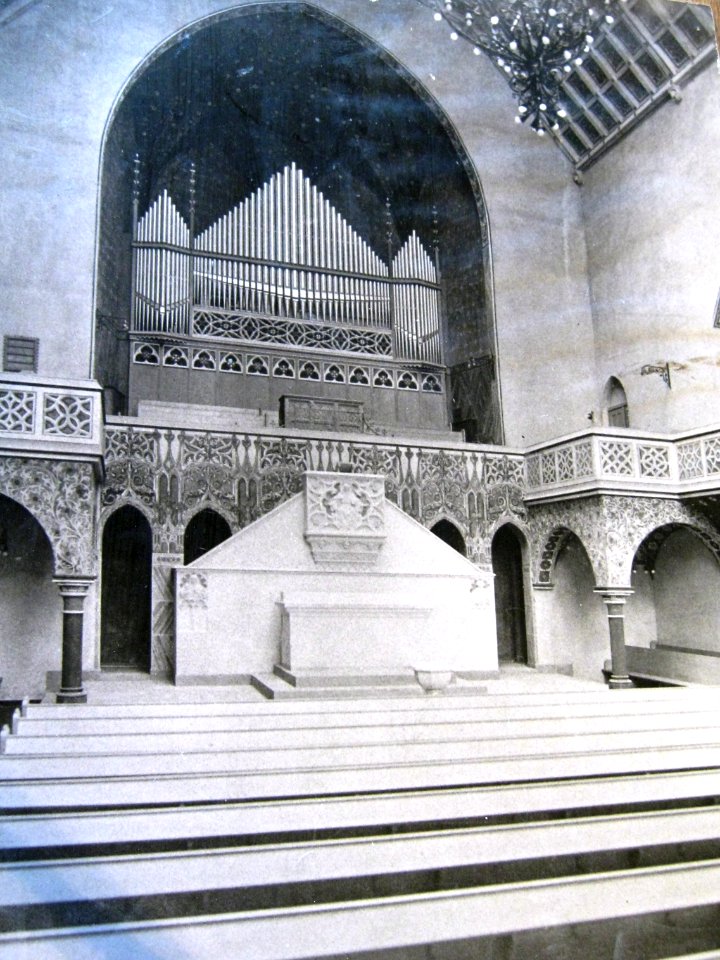 Galiläakirche Altar und Orgel 1910