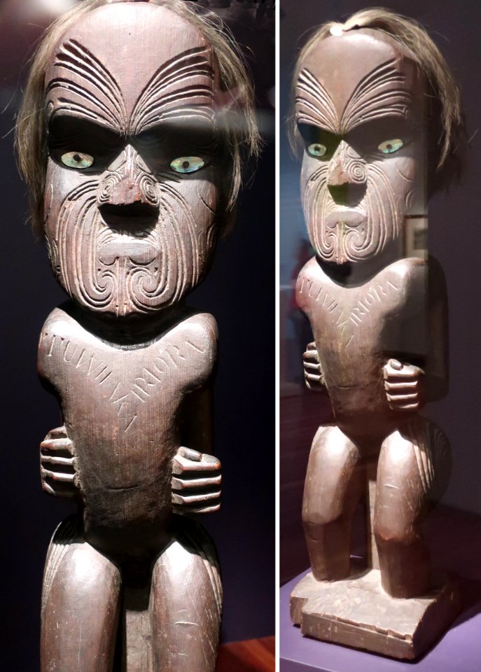 Gable figure, Maori, c.1880, De Young Museum 5522
