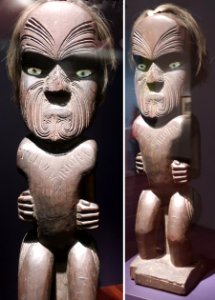 Gable figure, Maori, c.1880, De Young Museum 5522