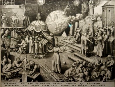 Galle after Bruegel, Temperance (Temperantia), 1560