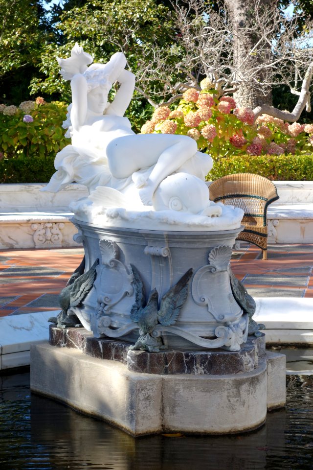 Galatea on a Dolphin by Leopoldo Ansiglioni - Hearst Castle - DSC06615
