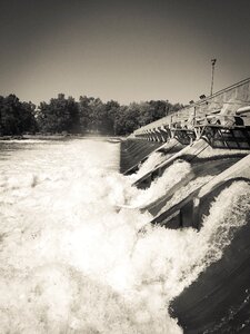 Water whirlpool river