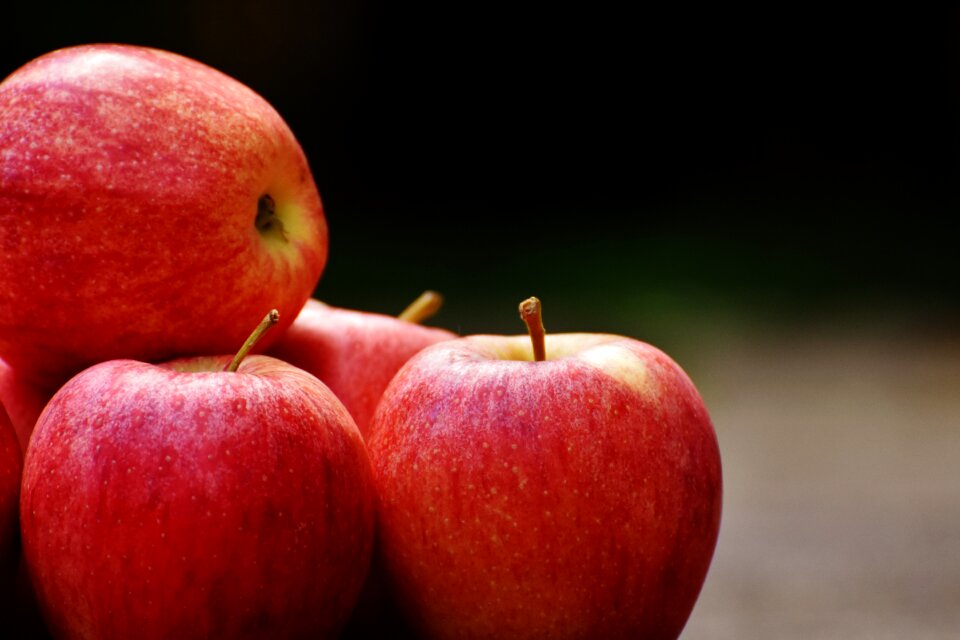 Fruit ripe red apple