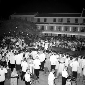 Gala-ontvangst op het Fortplein, Bestanddeelnr 252-3805