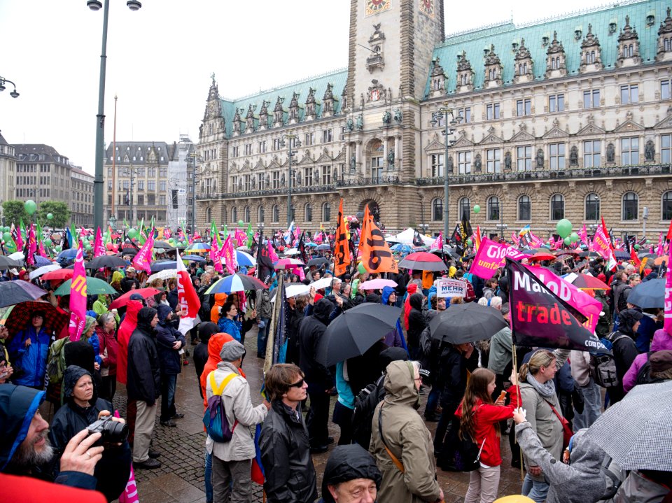 G20 Protestwelle Hamburg start 06