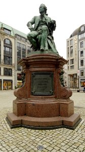 Gaensemarkt.Lessing-Denkmal photo