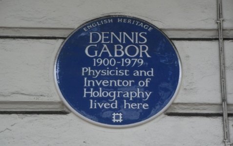 Gabor Dennis Blue Plaque