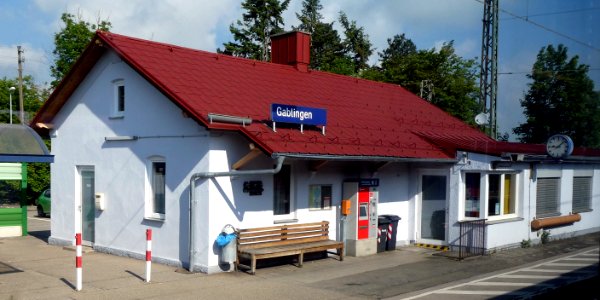 Gablingen, Bahnhof, 1