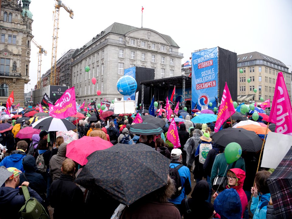 G20 Protestwelle Hamburg start 05