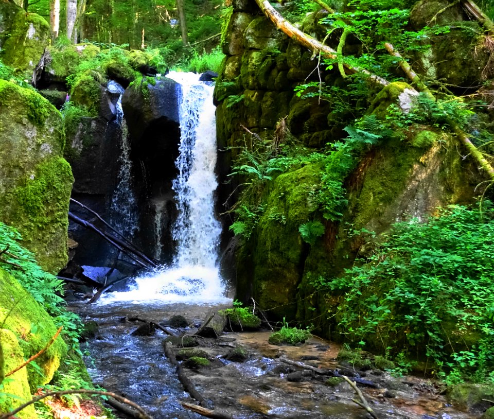 Görwihl-Höllbachwasserfälle-Großer Wasserfall