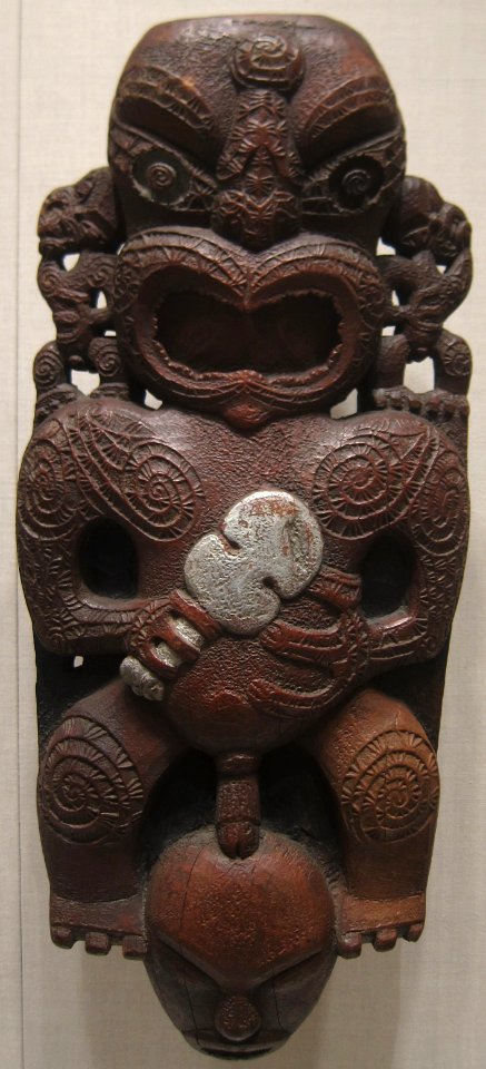Gable figure (tekoteko), Maori, 1820s, Metropolitan Museum of Art, 1979.206.1437
