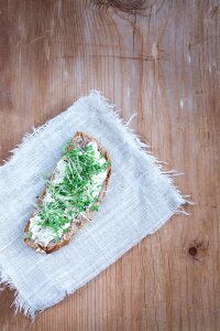 Cress bread sandwich bread covering