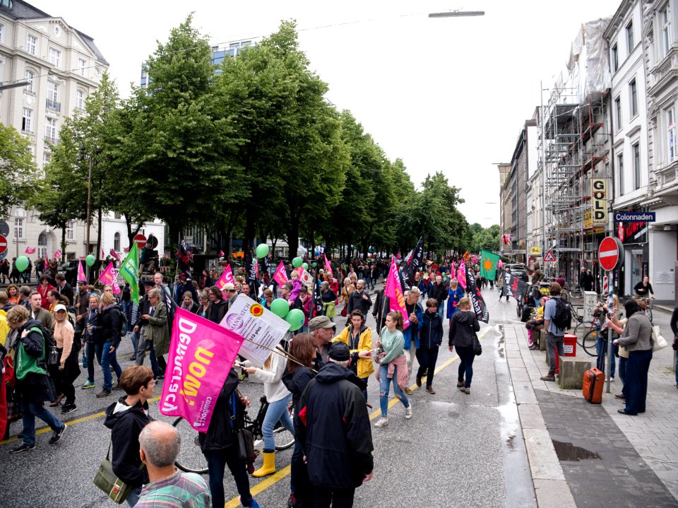 G20 Protestwelle Demonstration 06