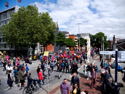 G20 Protestwelle Demonstration 07
