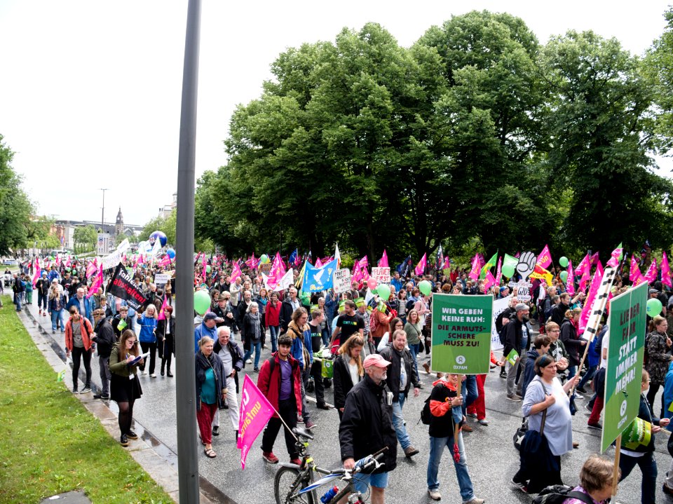 G20 Protestwelle Demonstration 03