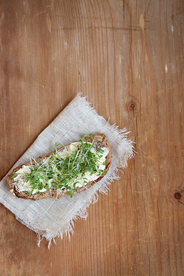 Cress bread and butter cress bread