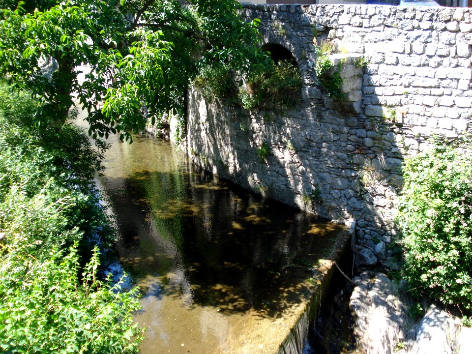 Génolhac (Gard, Fr), la Gardonnette, un barrage